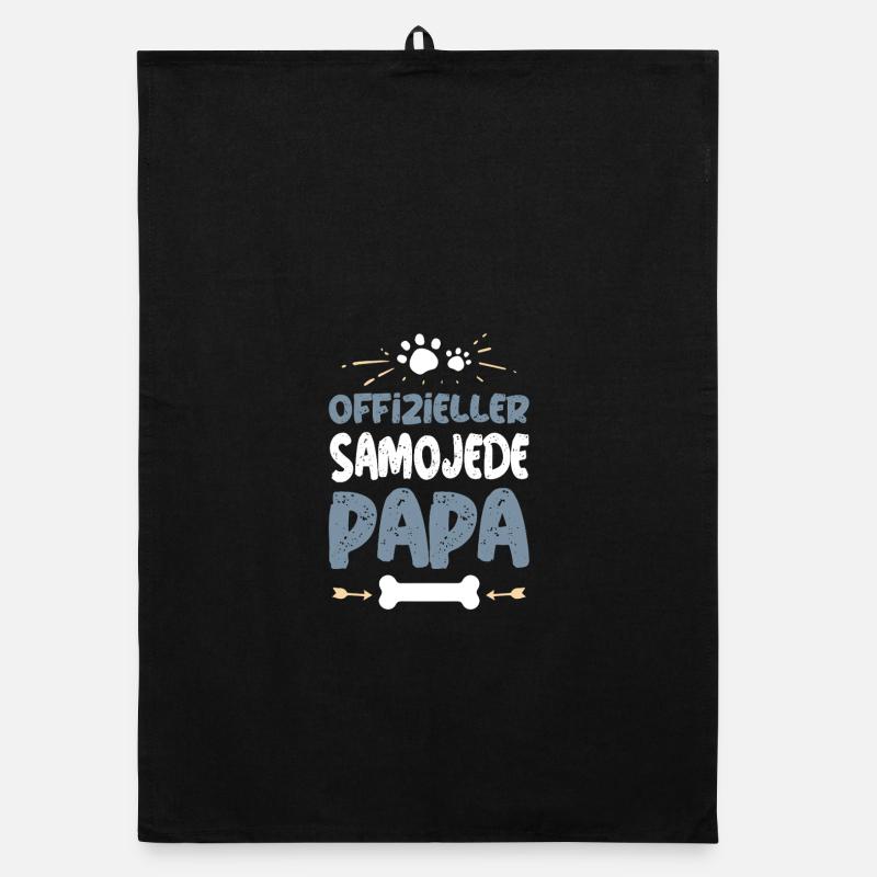 Samoyed Organic dish towel