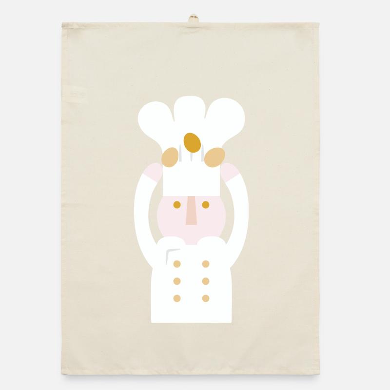 Yes, Chef l no text Organic dish towel