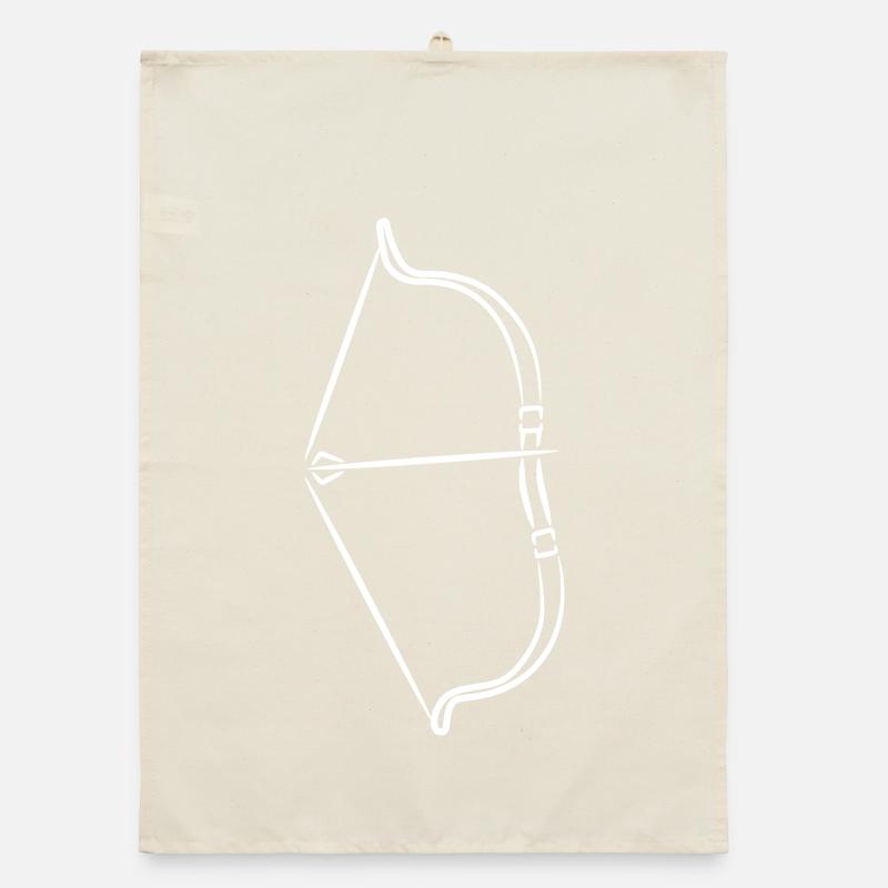 Pfeil und Bogen Organic Geschirrtuch