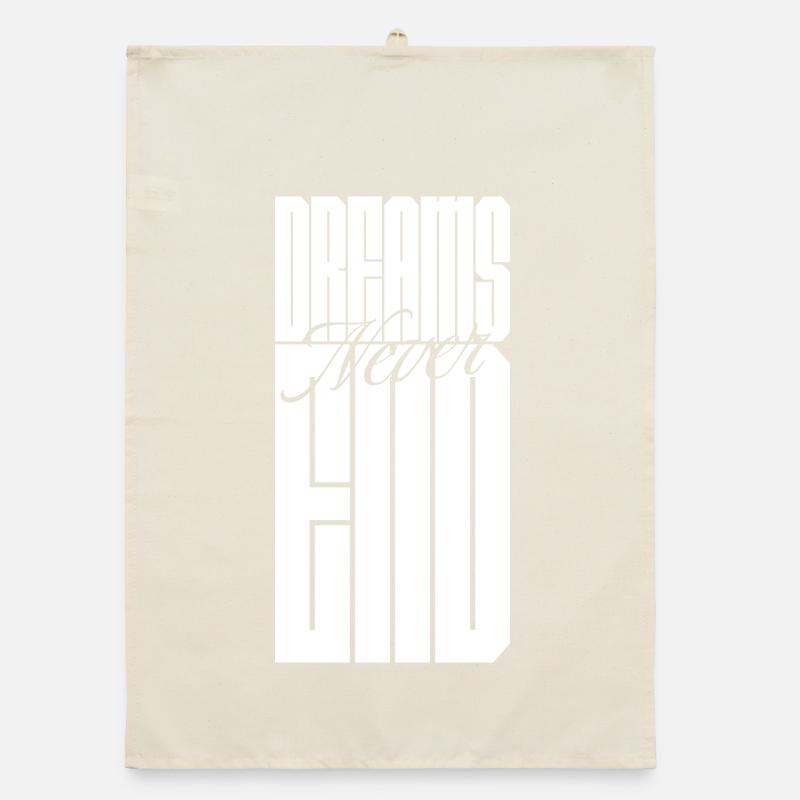 Träume enden nie Organic Geschirrtuch