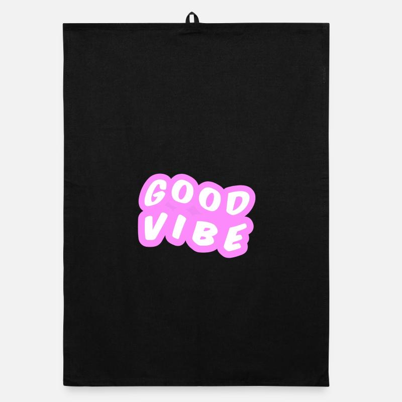Good Vibe Pastellrosa Organic Geschirrtuch