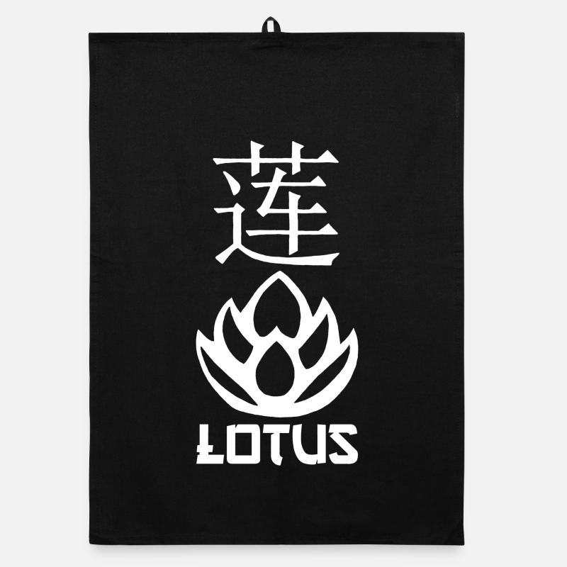 Lotus blanc et Asie Torchon bio
