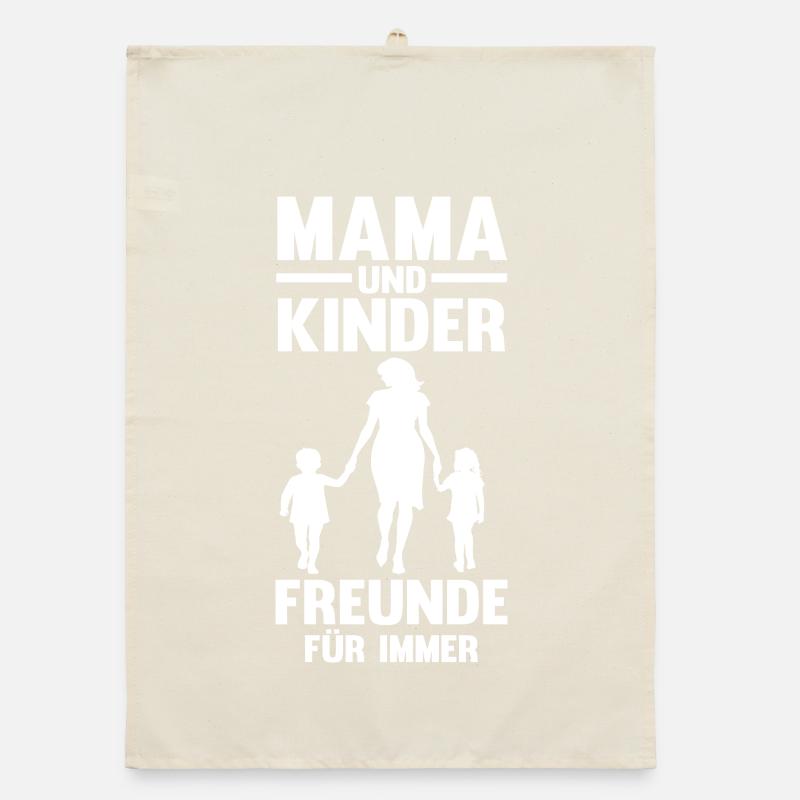 Mama Und Kinder Beste Freunde Organic Geschirrtuch