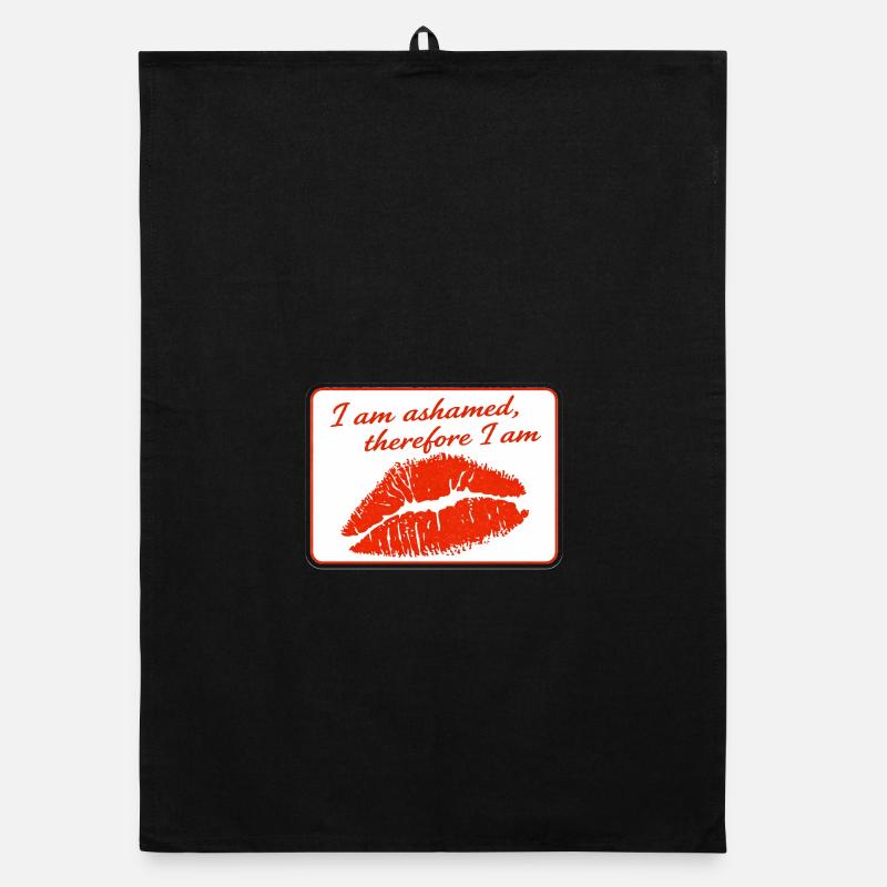 I am ashamed, therefore I am Organic dish towel