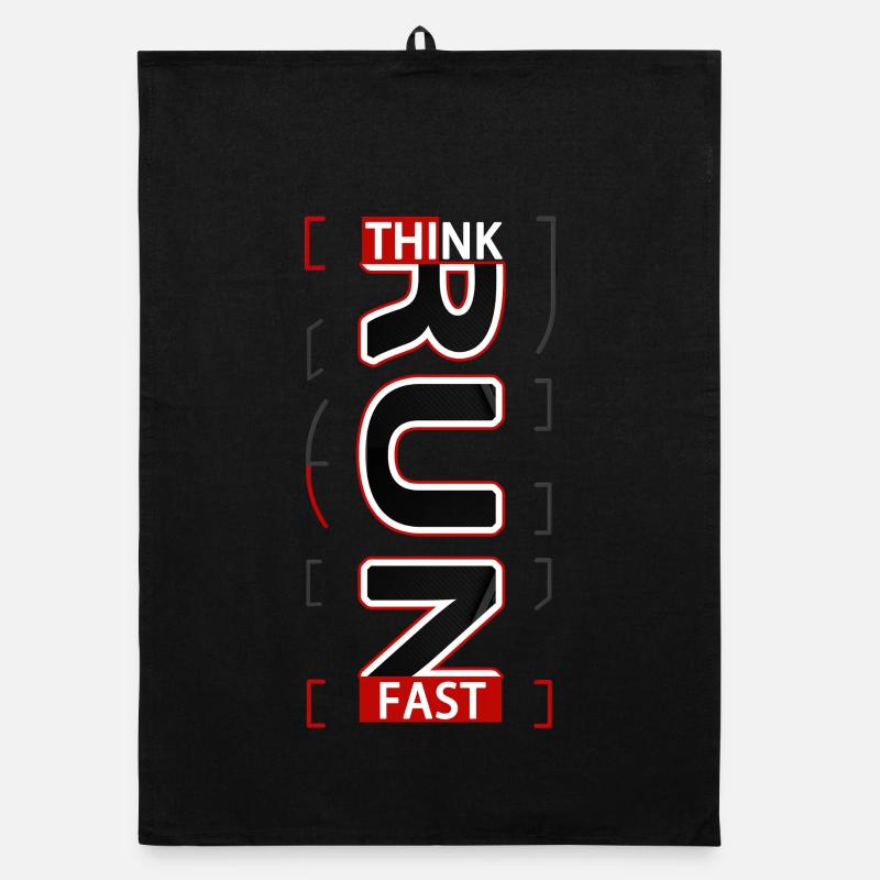 THINK FAST Running sport experience V1 Torchon bio