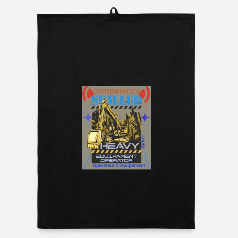Industrial Excavator for Equipment Operator Organic dish towel
