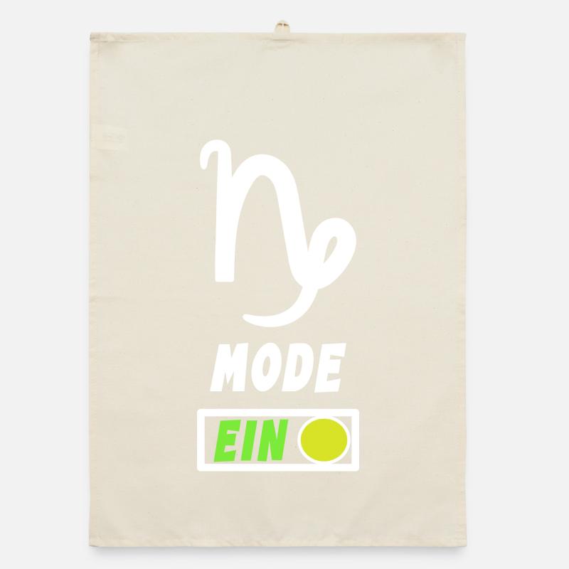 Astrologie Statement Horoskop Steinbock Tierkreis Organic Geschirrtuch