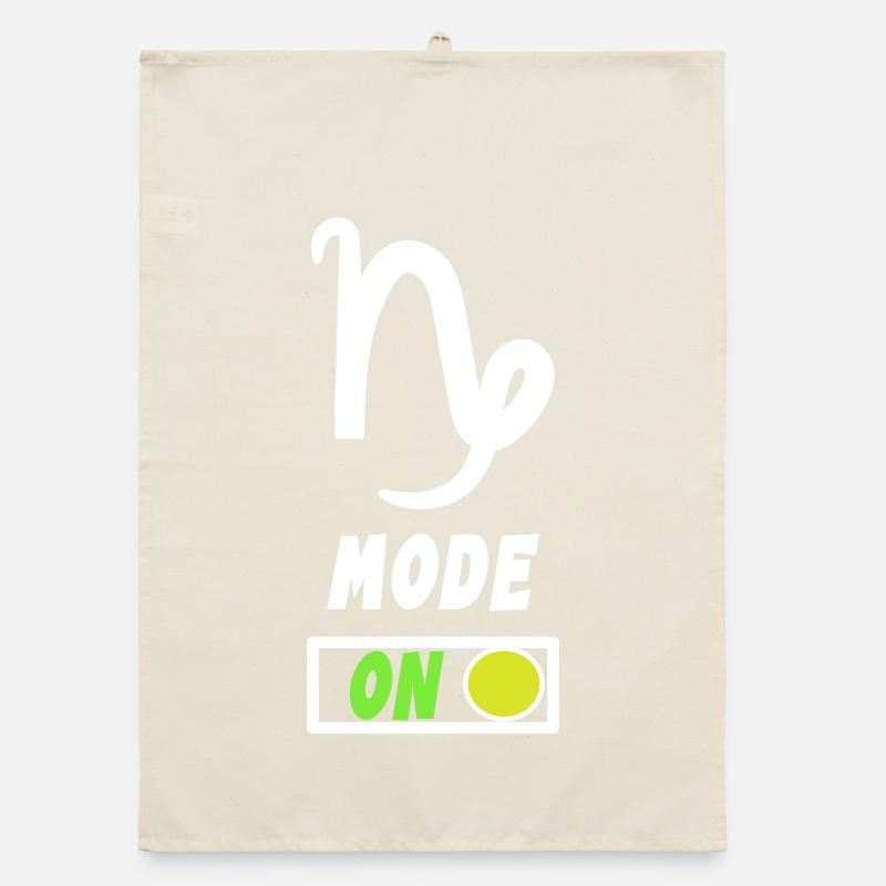 Tierkreis Statement Horoskop Steinbock Astrologie Organic Geschirrtuch