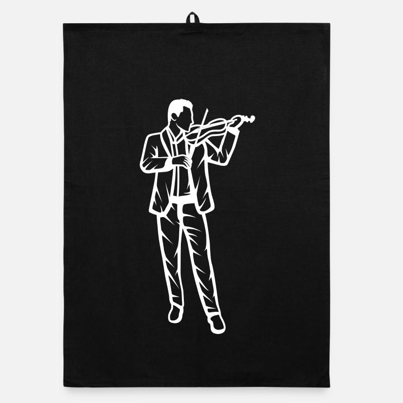 Violinist Organic Geschirrtuch