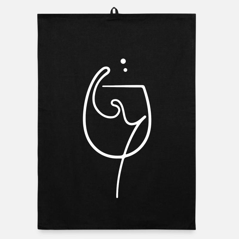 Spritz Glass Sketch – Stylish Cocktail Moment Organic dish towel
