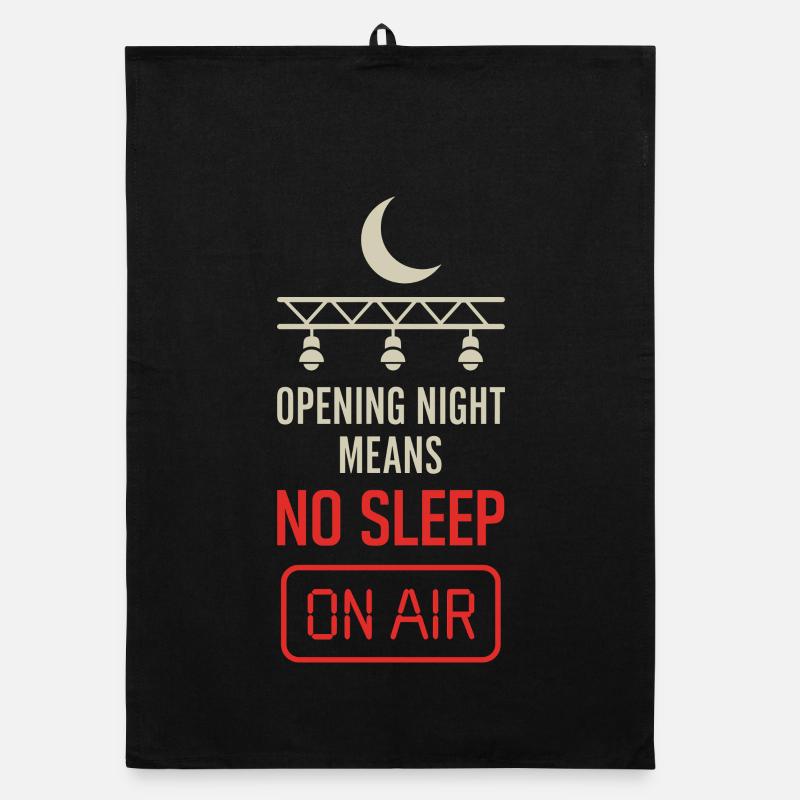 Theatre Technology Crew Stage Technician Sound Organic dish towel