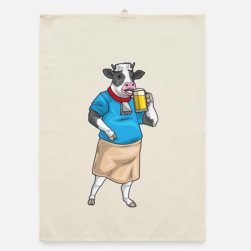 Kuh Bier Organic Geschirrtuch