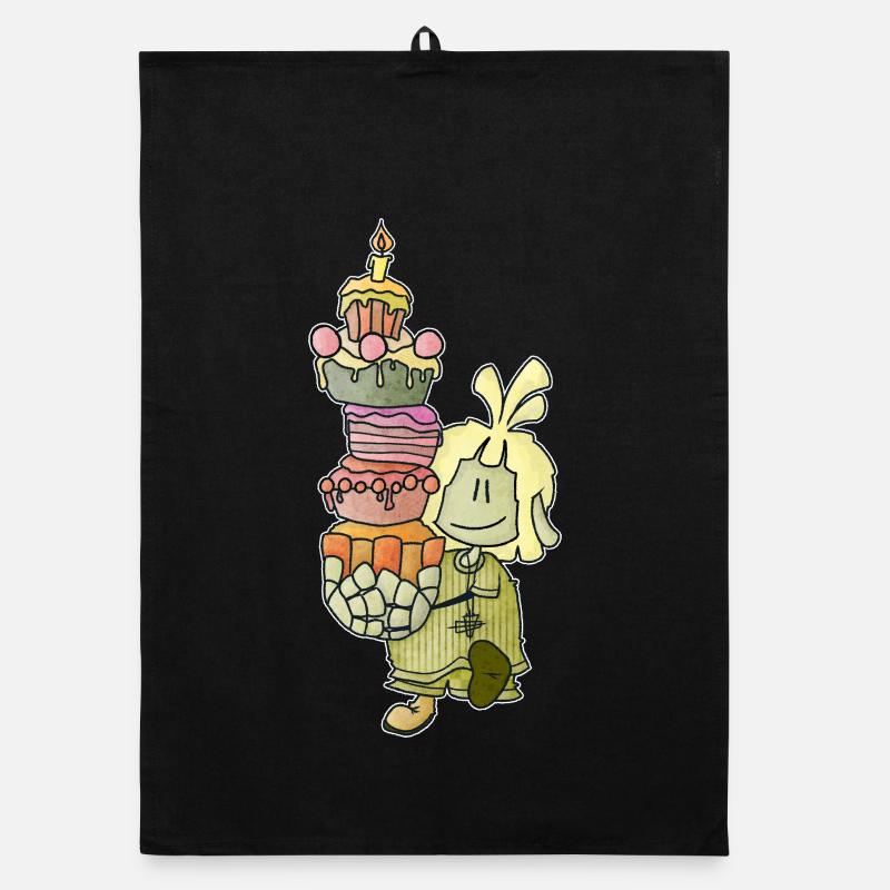 Mael - der Kuchen-Einsatz! / Organic Geschirrtuch