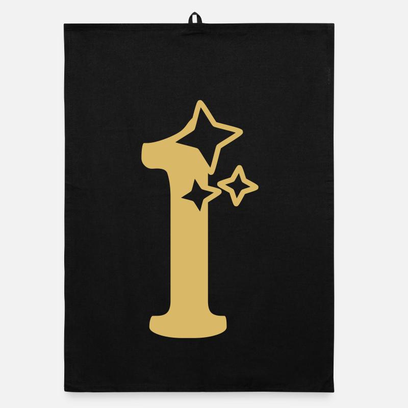 1 Jahr Jubiläum 1. Geburtstag Sternchen Organic Geschirrtuch