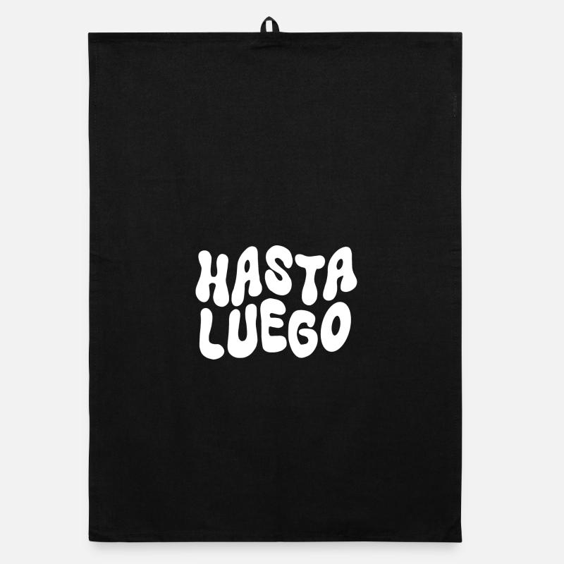 Hasta Luego - Torchon bio - noir