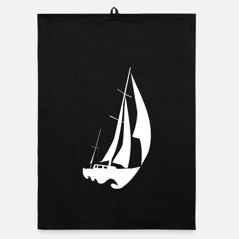 voilier rapide blanc Torchon bio