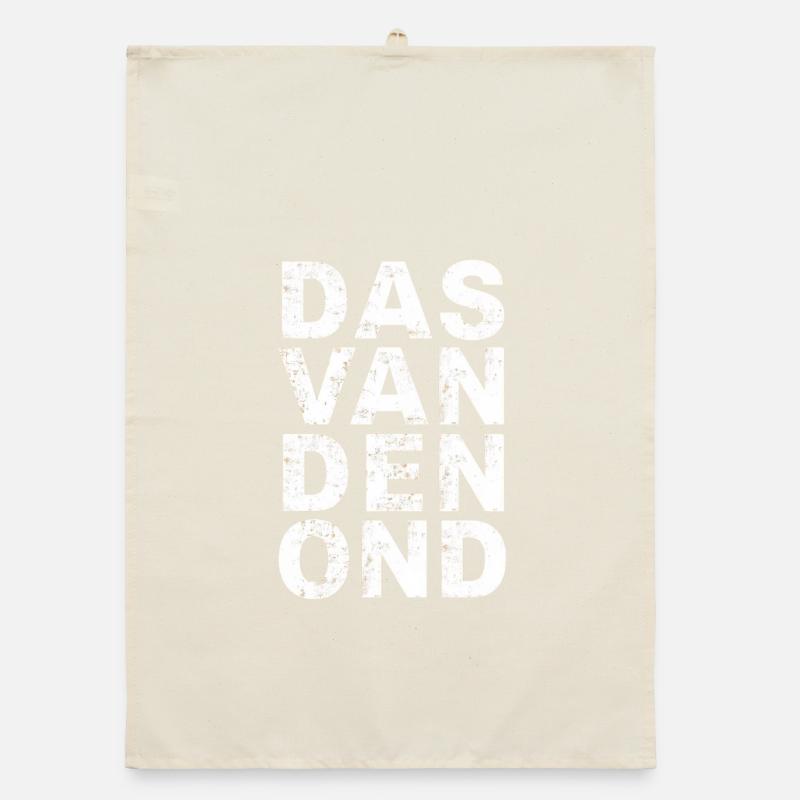 Das van den ond. Antwerpen Dialekt Hemden Organic Geschirrtuch