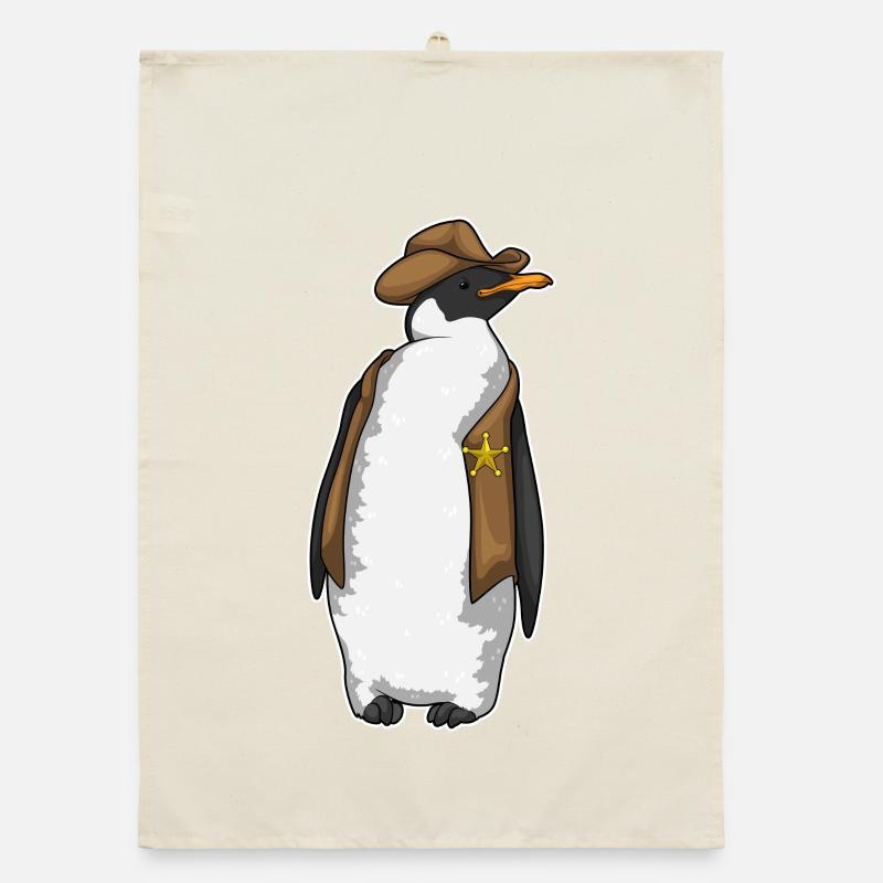 Pinguin Sheriff Organic Geschirrtuch