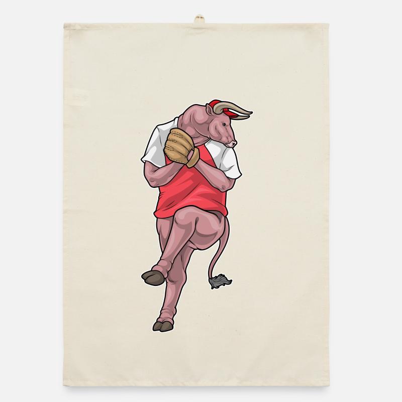 Bull Baseball Gant de baseball Torchon bio