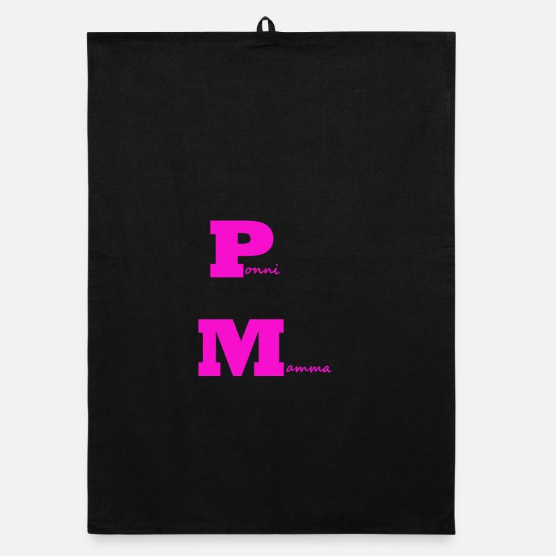 PonyMom pink Organic dish towel