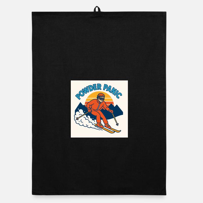 Powder Panic Retro Ski Torchon bio