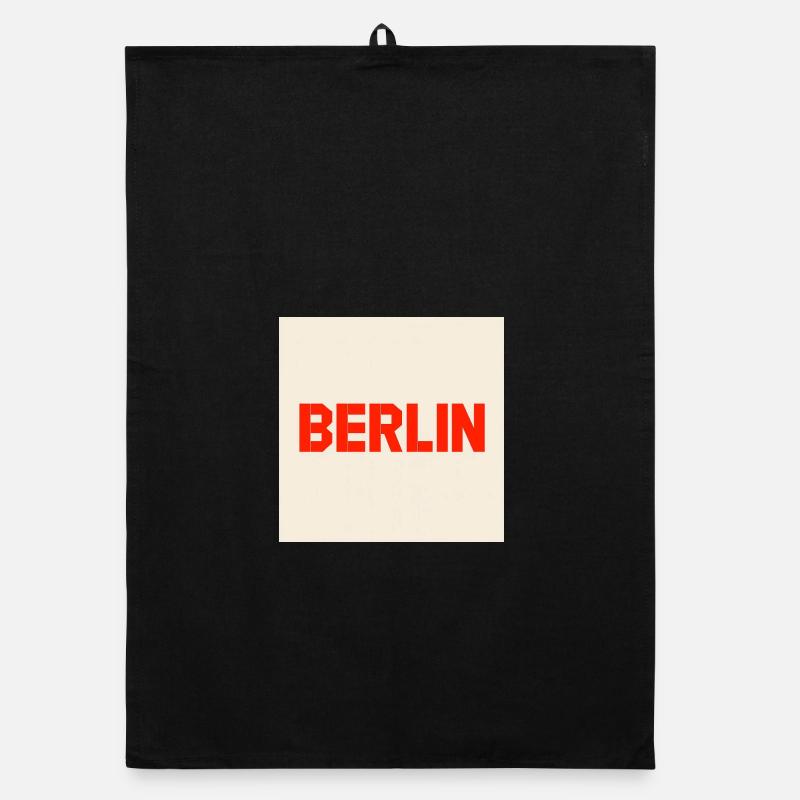 Berlin Texte en gras Torchon bio