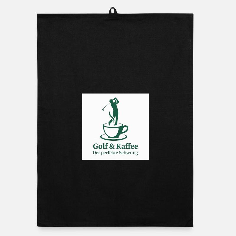 Golf et café – Le swing parfait Torchon bio