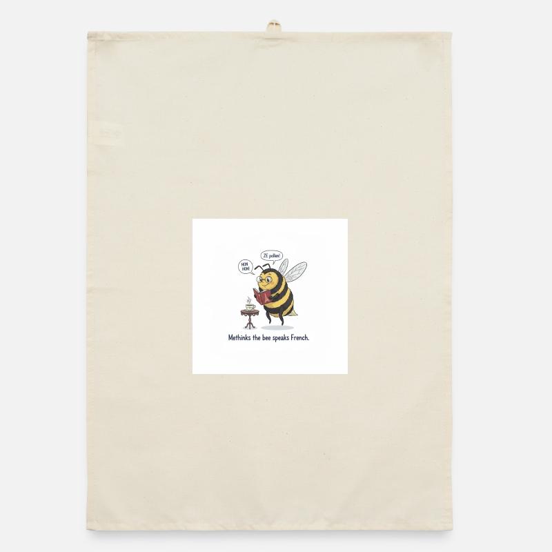 Bee Learns French: Méthinks Organic dish towel