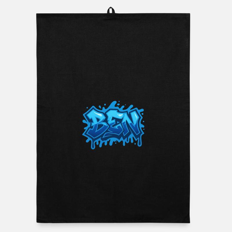 Graffiti BEN First name, ideal printable gift on t Organic dish towel