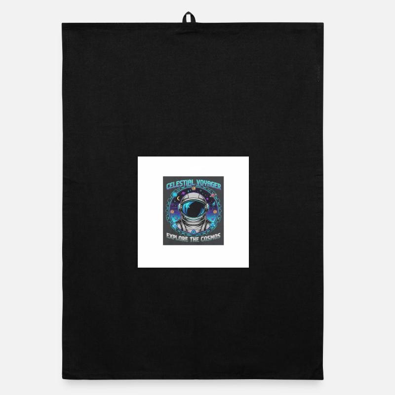 Celestial Voyager Explore Cosmos Organic dish towel