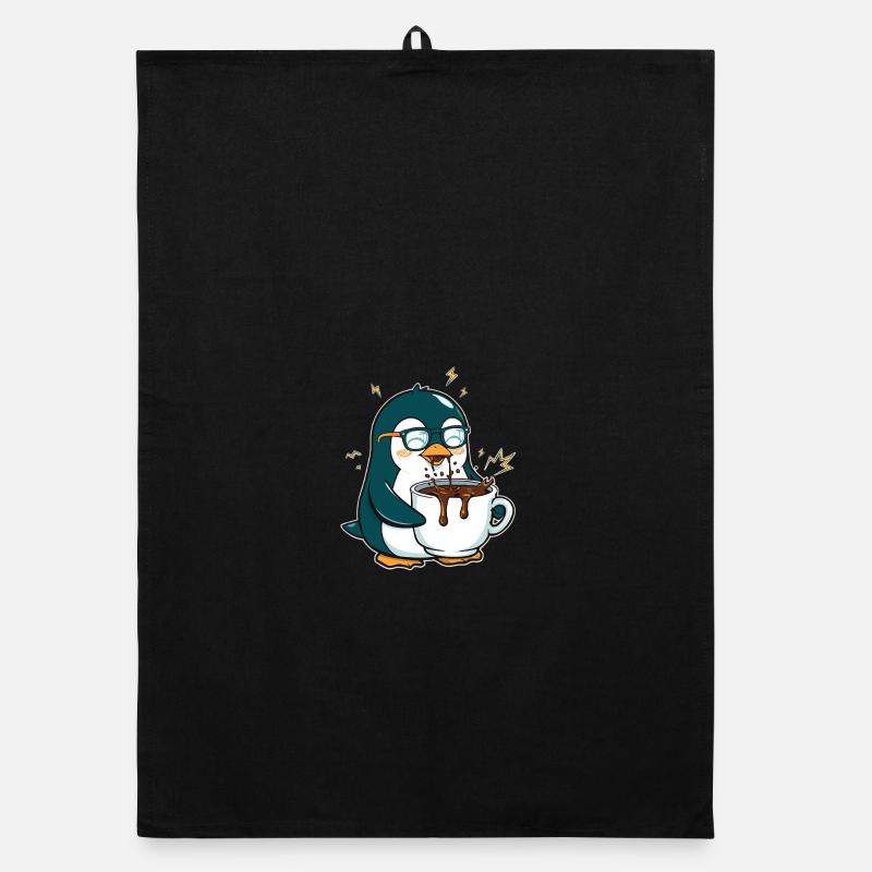 Caffeine Penguin : froid comme la glace et montée en puissance Torchon bio