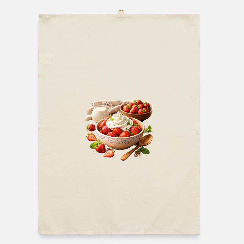 Fraises à la crème Torchon bio