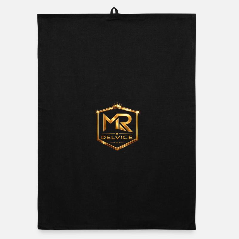 MR Delvice Goldenes Emblem Organic Geschirrtuch