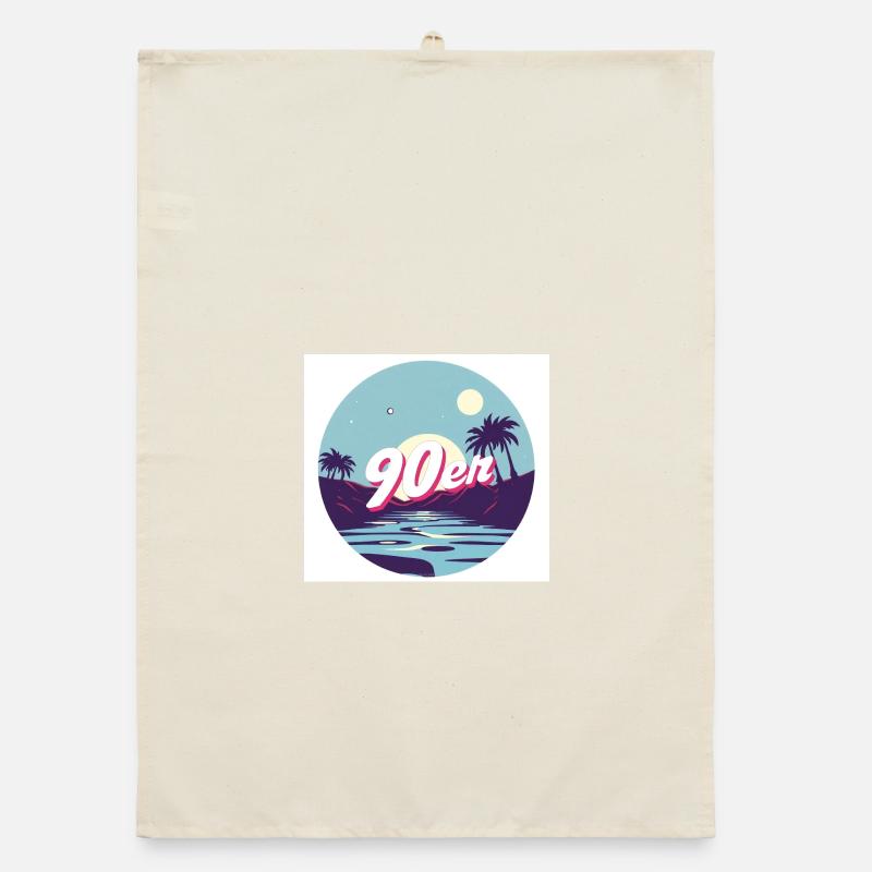 90‘s Summer Organic Geschirrtuch