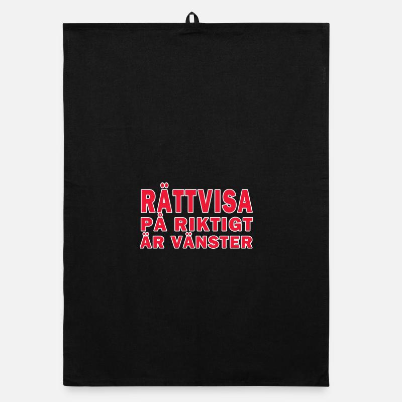 Justice for real is left Organic dish towel