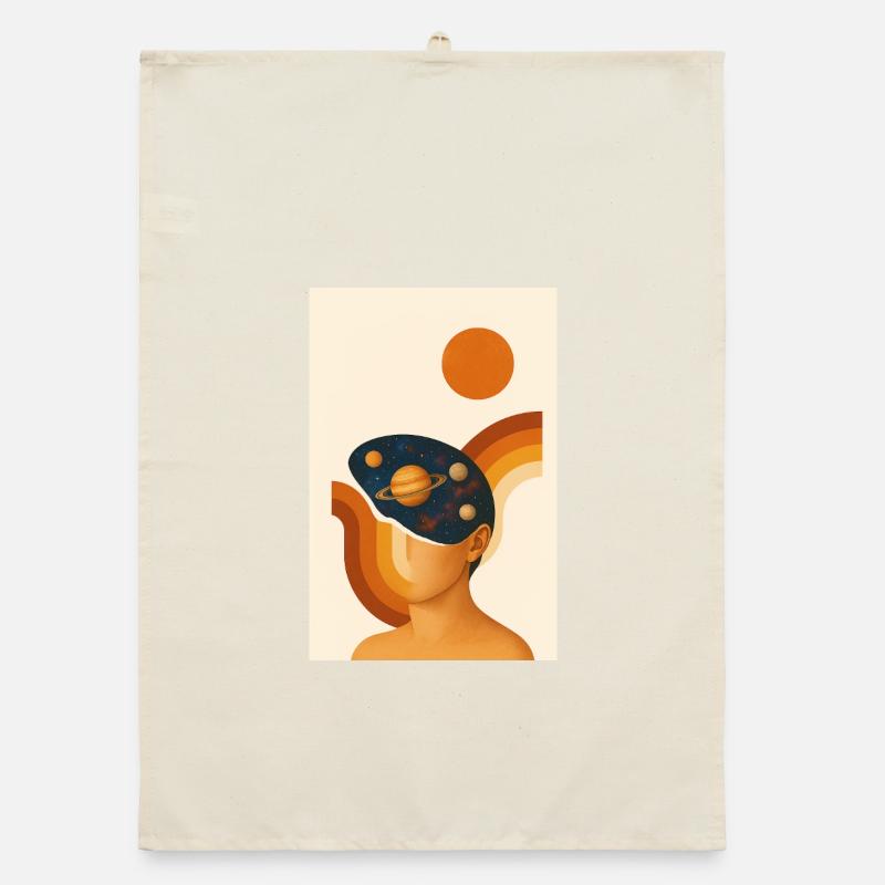 Abstract Genius Organic dish towel