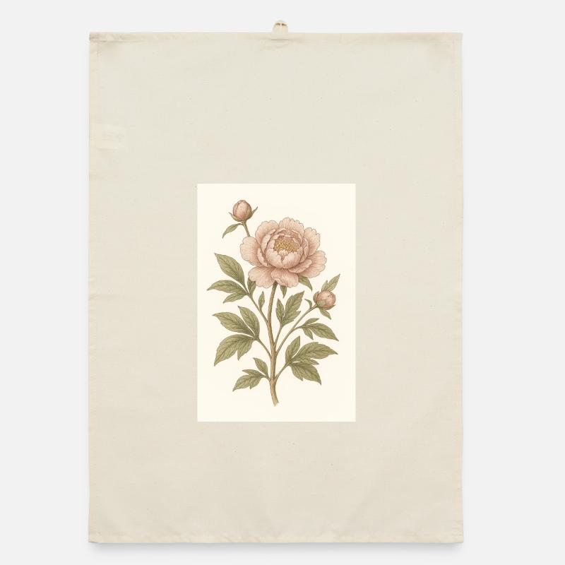 Une fleur classique Torchon bio