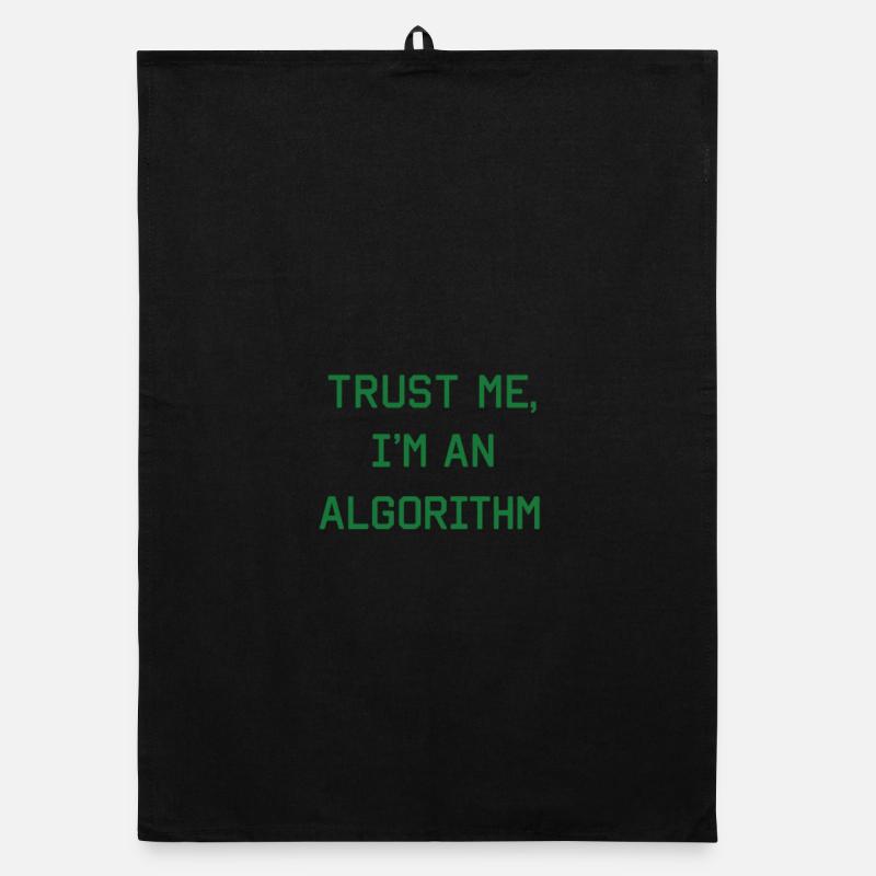 Trust me, I’m an Algorithm – Nerd & Programmierer  Organic Geschirrtuch