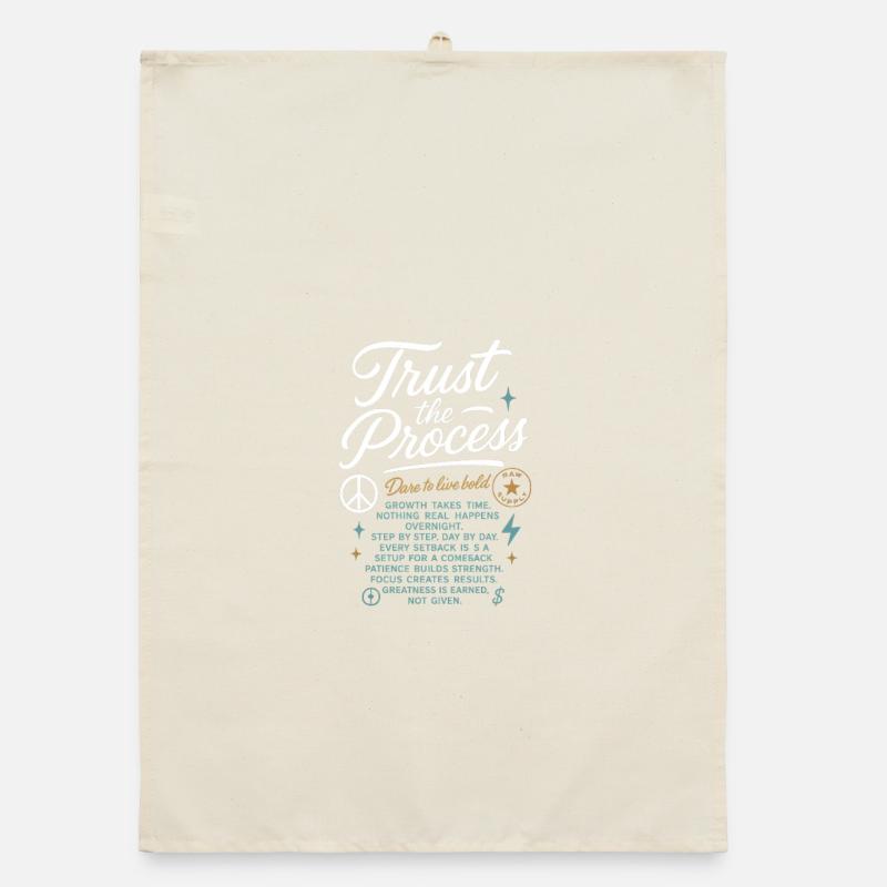 Trust_the_Process Organic dish towel