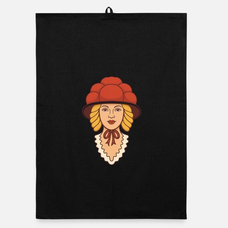 Bollenhut Mädchen Organic Geschirrtuch