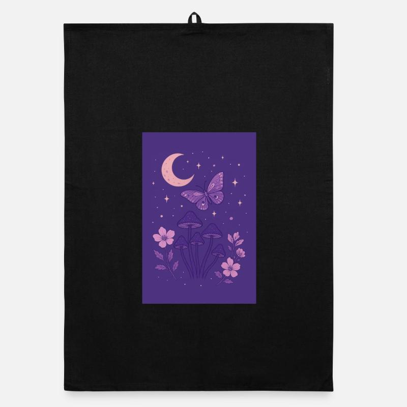 Enchanted Night Organic dish towel