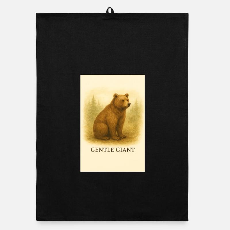 Soft Giant Bear Organic dish towel