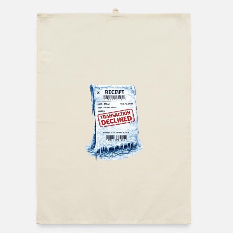 Frozen Receipt: Declined Transaction Organic dish towel