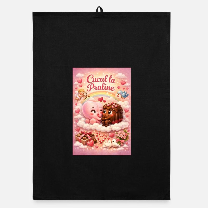 Cucul la praline Organic dish towel