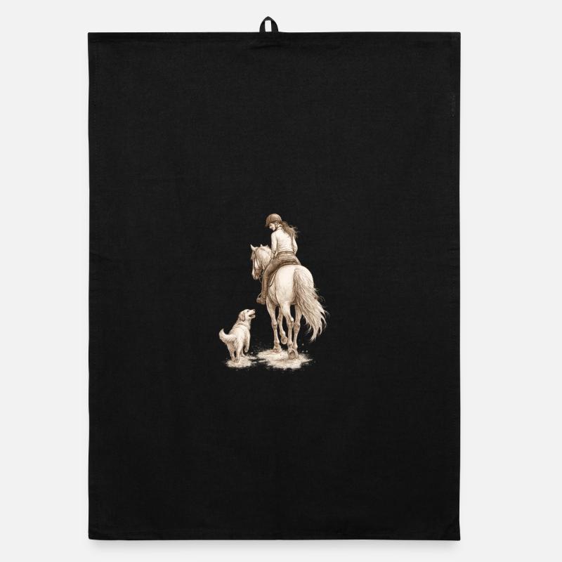 side by side Organic dish towel