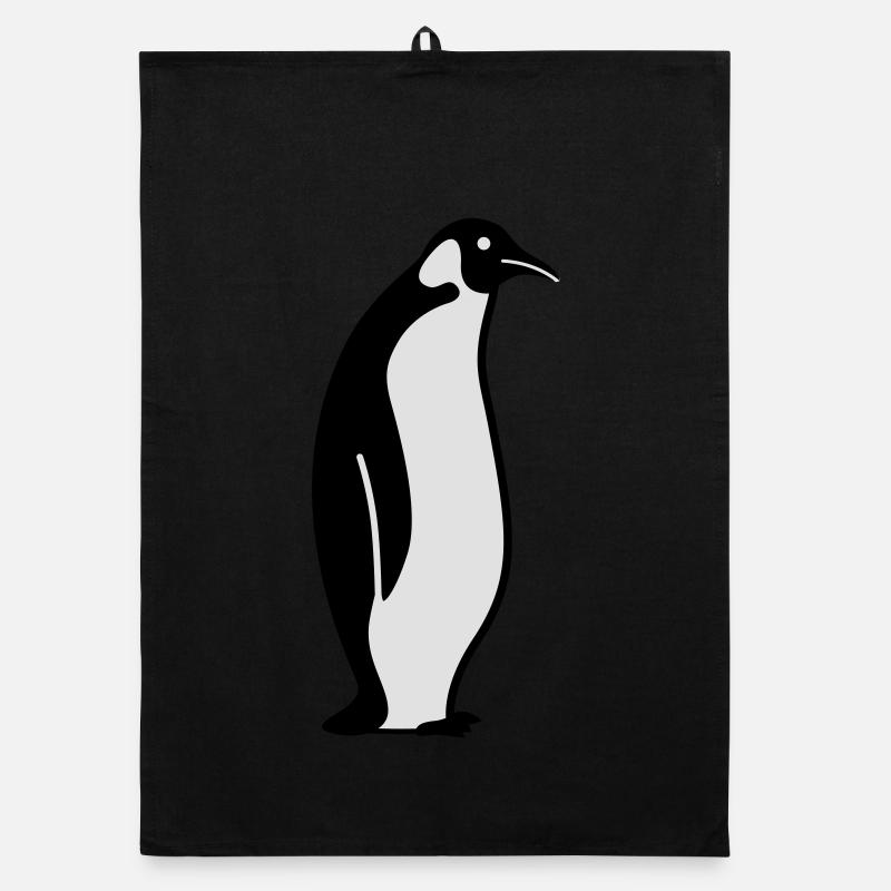 Pinguin pinguïn Organic Geschirrtuch