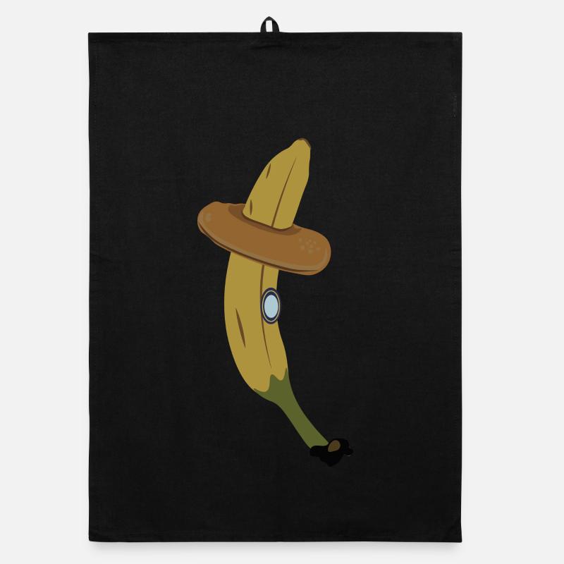 Banane et bagel Torchon bio