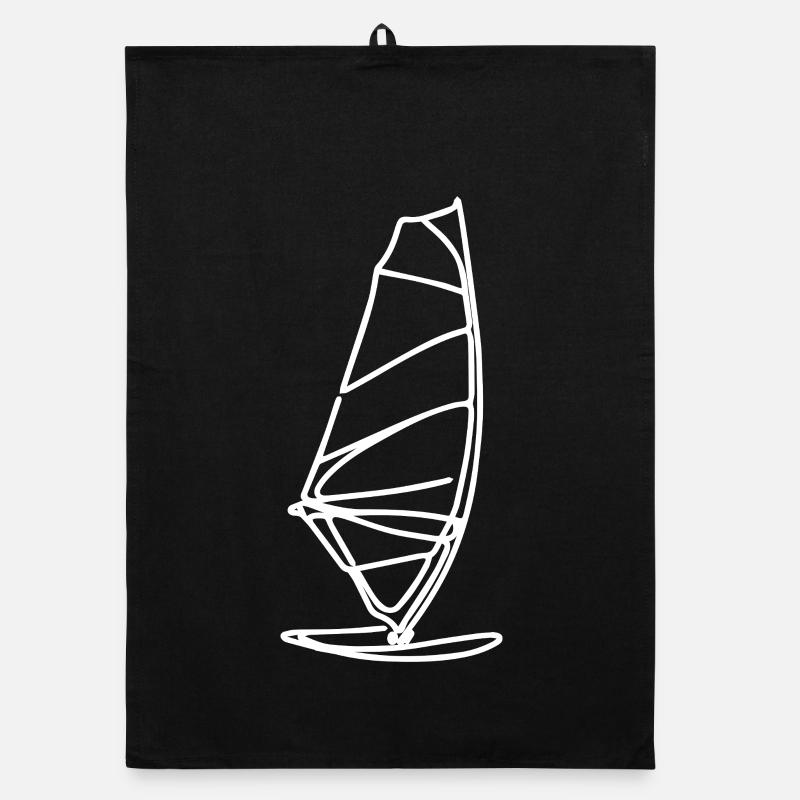 Croquis de planche à voile Torchon bio