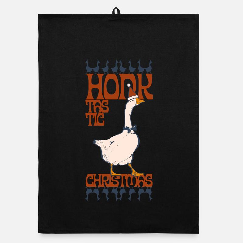 HONKTASTIC CHRISTMAS Organic dish towel