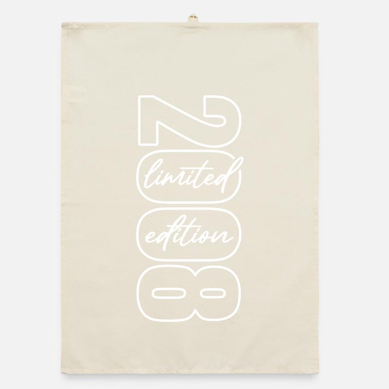 Édition limitée cadeau d’anniversaire 2008 Torchon bio